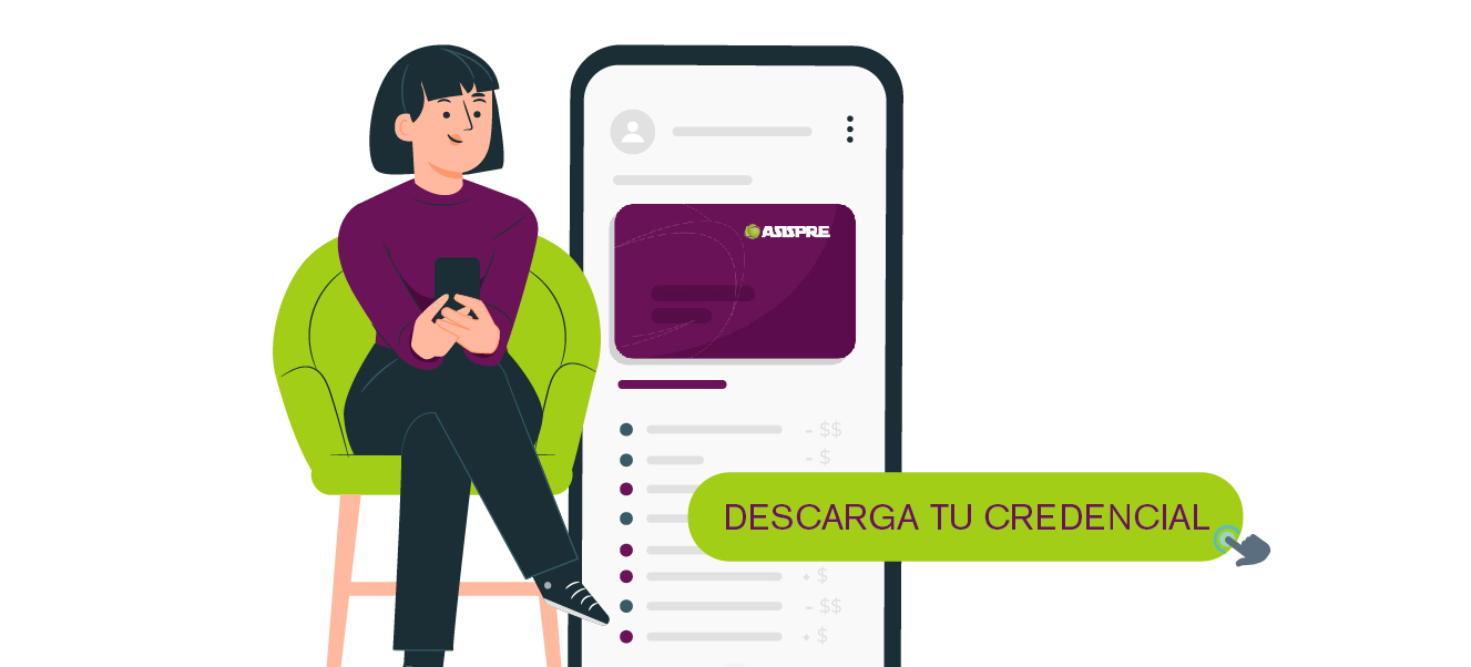 Descarga tu credencial digital asispre aquí